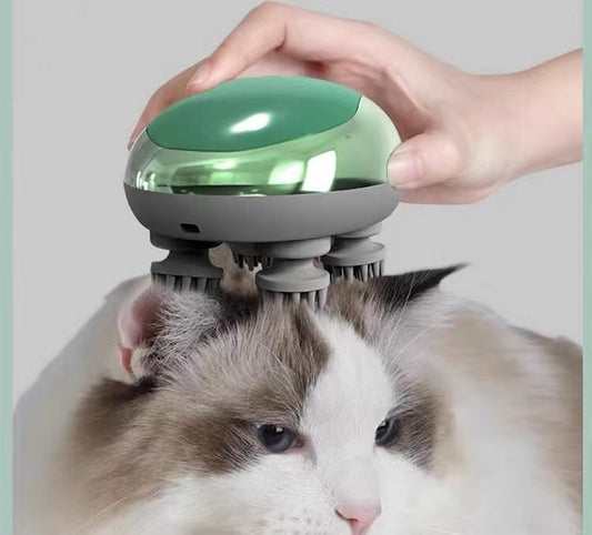 Mini electric pet massager, portable and lightweight design, specially designed for pets to relax and relieve muscle fatigue, suitable for cats and dogs, provides a gentle and effective massage experience, and enhances pets' sense of well-being
