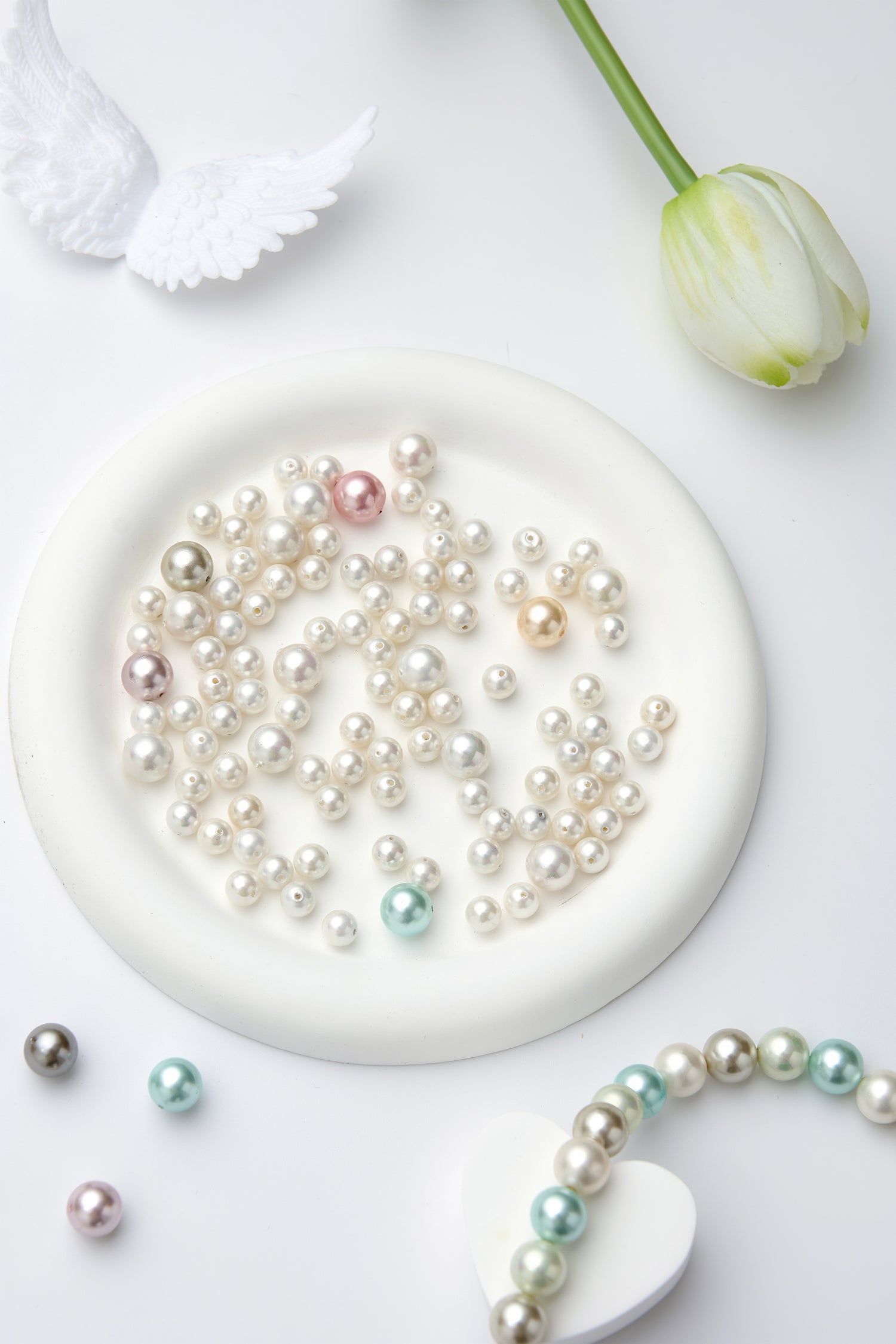 Handcrafted Eco-Friendly Shell Pearl Necklace for Pets
